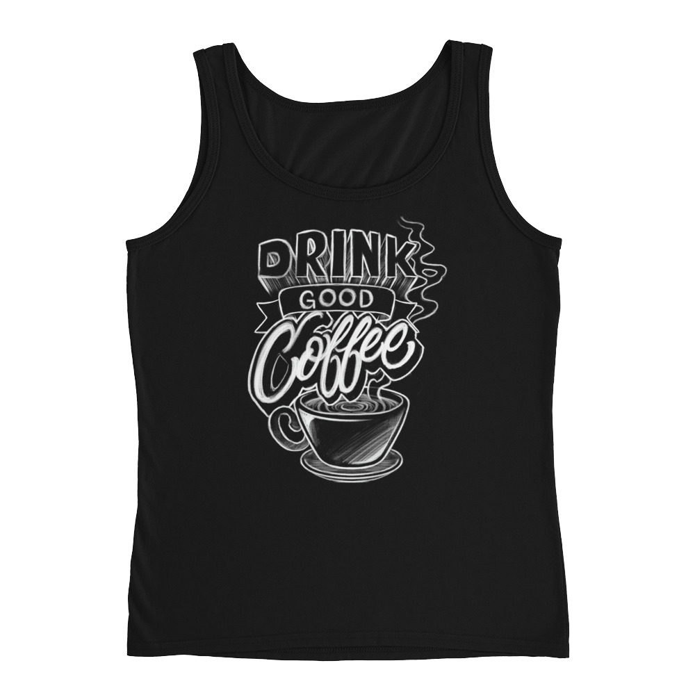 Drink Good Coffee Tank - Letrhed